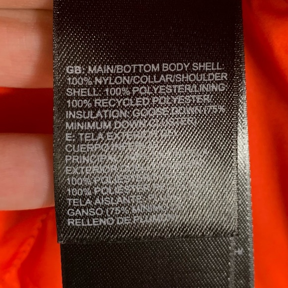 The North Face Women’s RU/14 Goose Down Color Block Vest Like New Size L - Picture 13 of 16